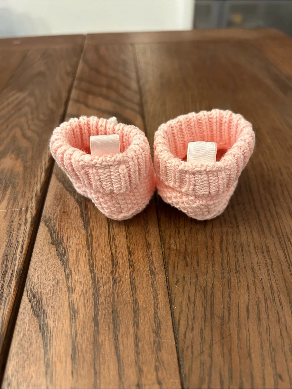 Pink Knit Unicorn Baby Booties - Soft Crochet Slippers